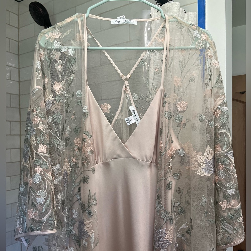 Rya Collections/Montelle Intimates Iris Robe and nightgown